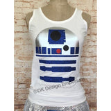 Droid Running Costume Tank Top, R2D2 Inspired