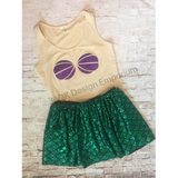Ariel Inspired Mermaid Running Costume