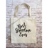 Best Grandma Ever Canvas Tote Bag