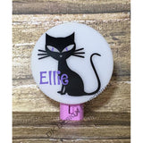 Personalized Black Kitty Night Light