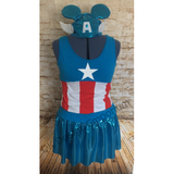 Captain America Mouse Mash-up Running Costume