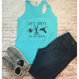 She's Crafty Tri-Blend Women's Tank Top