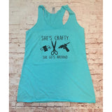She's Crafty Tri-Blend Women's Tank Top