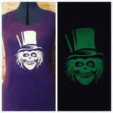 Glow in the Dark Hat Box Ghost Tri-Blend Women's Tank Top