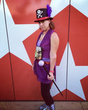 Shadowman Skull & Crossbones Top Hat