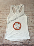 Orange Droid Running Costume Tank, BB-8 Inspired