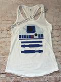 Droid Running Costume Tank Top, R2D2 Inspired