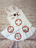 Droid Running Costume, BB-8 Inspired