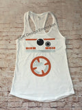 Orange Droid Running Costume Tank, BB-8 Inspired
