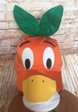 Orange Bird Costume Hat