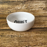 “Quiet Time” Ceramic Hearing Aid Storage Dish