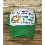 King Cake Mardi Gras Trucker Hat