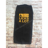 Caution Licks A Lot Dog Shirt