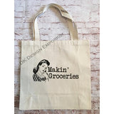 Makin' Groceries Canvas Tote Bag