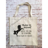 Be a Unicorn Canvas Tote Bag