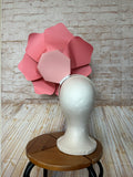 Oversized Pink Flower Headband - Giant Floral Statement Fascinator