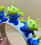 Little Green Alien Headband - Space Alien Costume Headpiece