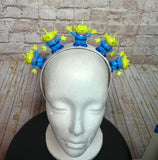 Little Green Alien Headband - Space Alien Costume Headpiece