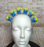 Little Green Alien Headband - Space Alien Costume Headpiece