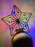 Christmas Tree Topper Crown - LED Holiday Headpiece - Festive Christmas Party Accessory