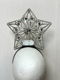 Christmas Tree Topper Crown - LED Holiday Headpiece - Festive Christmas Party Accessory