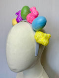 Glitter Bunny & Egg Easter Statement Headband