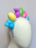 Glitter Bunny & Egg Easter Statement Headband