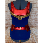 Captain Marvel Inspired Women's Tank Top - Superhero Running Costume Tank