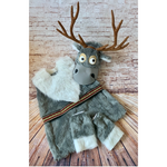 Faux Fur Sven Inspired Costume -Cartoon Reindeer Costume