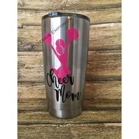 Cheer Mom 20oz Stainless Steel Insulated Tumbler