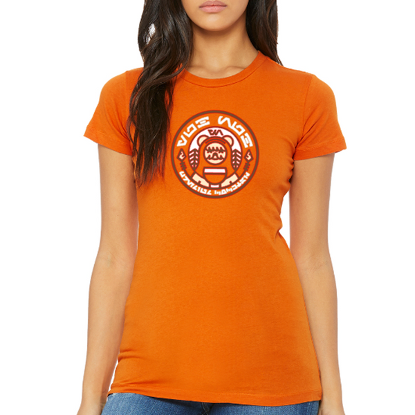 Ewok Beer Label Inspired Fitted Women's T-Shirt