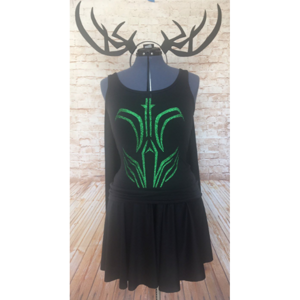 Hela Inspired Running Costume - Goddess of Death Costume