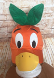 Orange Bird Costume Hat