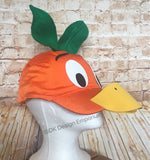 Orange Bird Costume Hat