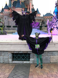 Retro Original Maleficent Inspired Running Costume - Dark Fairy Villain Costume